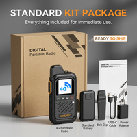 KENEARD KE-616 4G LTE PoC Walkie Talkie Dual SIM 3000mAh 150 Jam Siaga Tekan Tombol Bicara Bisnis Hotel Ritel Kantor Jangkauan 50km+ 2W