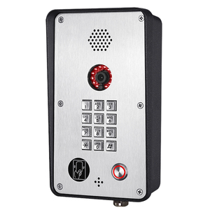 Manufacturer VoIP Outdoor <strong>Intercom</strong> for Outdoor Emergency Calls <strong>Video</strong> RFID Door Phone SIP Door <strong>Intercom</strong> KNZD-52V - Product Image 1