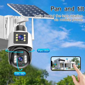 Cámara de Vigilancia PTZ Wistino de 6MP con Doble Lente, Visión Nocturna en Color, Detección PIR, Audio, Energía Solar, <span class=keywords><strong>SIM</strong></span> 4G - Product Image 2