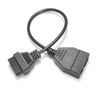 OBDII 16 pines hembra a DB9P hembra con USB J1962Test OBD2 a DB9P Cable USB para interfaz VGA diagnóstico DIY programación