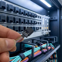 Koruyucu MPO Konnektör Toz Kapağı - MPO Fiber Optik Adaptörler ve Patch Paneller için Alev Geciktirici V0 TPE Toz Önleyici Kapak