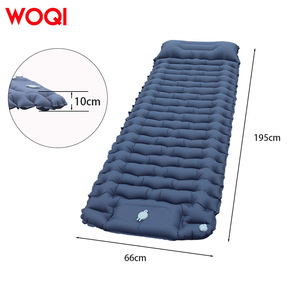 Colchoneta inflable automática Woqi Mummy de 195x66cm, a prueba de humedad, para acampar y hacer senderismo al aire libre. - Product Image 1