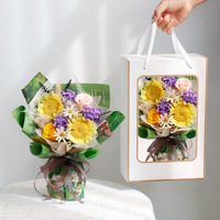 Fleurs artificielles en verre de tournesol préservé, écologiques et faites à la main, idéales pour la fête des Mères, les remises de diplômes et la décoration – Vente en gros directe usine