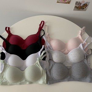 Reggiseno per Ragazze Adolescenti all'Ingrosso, Regolabile, Traspirante, in <span class=keywords><strong>Cotone</strong></span>, Senza Ferretto, Colore Unico, <span class=keywords><strong>Bralette</strong></span> per lo Sviluppo - Product Image 2
