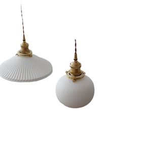 Dropshipping Shopify Vintage Ceramic Pendant <b>Light</b> Nordic Single Head Copper Body LED Warm Lamp For <b>Dining</b> Room Bedroom Decor - Product Image 1