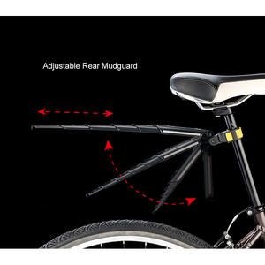 SUNNYWHEEL Foldride <b>Reflect</b> Foldable Quick Release Tool Free PA6 Material Bicycle Front and Rear Mudguard Fender - Product Image 3