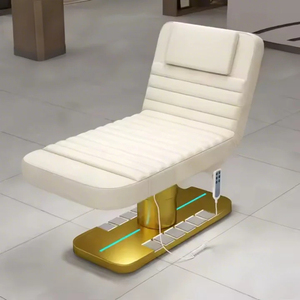 High <b>End</b> Beauty Salon Interior Design Complete Spa Equipment Electric Adjustable <b>Bed</b> Massage Table - Product Image 5