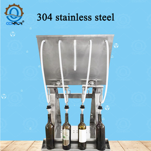 Qdmech เครื่องบรรจุของเหลว4หัวระบบกาลักน้ำแบบกึ่งอัตโนมัติ, เครื่องบรรจุของเหลวล้นแบบมีแรงโน้มถ่วง - Product Image 6