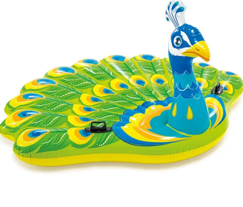 Nhà Máy Cung Cấp Bán Hot Peacock Lounger Võng Nước Inflatable Bền Peacock Pool Float Cho Người Lớn Và Trẻ Em