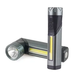 2023NEW cob led flashlight 90 rotating degree flashlights multifunctional led torch light rechargeable work light for car repair