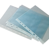 Feuilles mobiles personnalisées A4/A5 7 trous, transparentes, pour Pages intérieures, dossier PP, fournitures de rangement de bureau, vente en gros