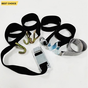 <span class=keywords><strong>Sangle</strong></span> d'arrimage galvanisée de 2 pouces, 800 kg, certifiée GS, pour remorque de <span class=keywords><strong>camion</strong></span>, avec boucle de centrage en polyester et crochet de rappel - Product Image 6