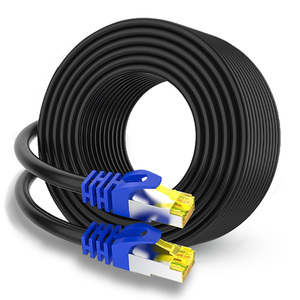 OEM Custom Cat8 Round LAN <b>Cable</b> Pure Copper <b>RJ45</b> FTP/STP Double Shielded 40G Network Wire Factory Price - Product Image 1
