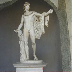 Décoration extérieure ornement de jardin marbre <span class=keywords><strong>appolo</strong></span> hommes avec une sculpture de chien - Product Image 4