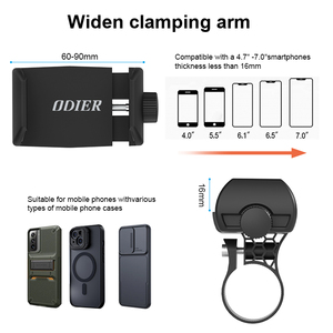 Odier tổ ong thiết kế hấp thụ sốc phổ gắn kết Xe Đạp Một tay hoạt động xe đạp Núi Điện thoại thông minh - Product Image 2