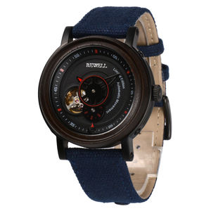 Nuevo Reloj Mecánico de Madera para Hombre, Movimiento Automático Seagull, Reloj Deportivo con Fondo de Caja Visible, Reloj de Cuarzo de Madera de Lujo - Product Image 3