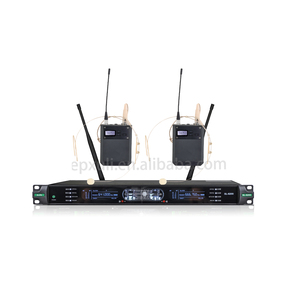Micrófono Inalámbrico Digital de Doble Canal con Infrarrojos SL-6200 con Tubo Electrónico para KTV, <span class=keywords><strong>Karaoke</strong></span>, Canto, Fiestas, Escenarios - Product Image 3