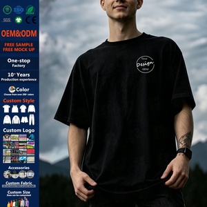 เสื้อยืดโลโก้สั่งทำขายส่ง คุณภาพสูง ผ้าคอตตอนหนา 300 GSM พิมพ์ลายสกรีน ปักลาย ออกแบบแบบผสมผสาน ขายส่งจำนวนมาก - Product Image 1