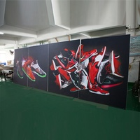 Cadre de caisson lumineux LED personnalisé en aluminium de haute qualité, affichage en tissu tendu SEG, caisson lumineux suspendu imprimé par sublimation lumineuse