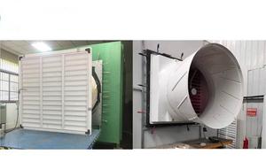 Bon Frp Anti-corrosion Ventilateur Porcine Ferme Ventilation Fibre Volaille Échappement Cône Ventilateur Porc Ferme CE OEM <span class=keywords><strong>En</strong></span> Acier Inoxydable AC Ventilateur Mural BM - Product Image 6