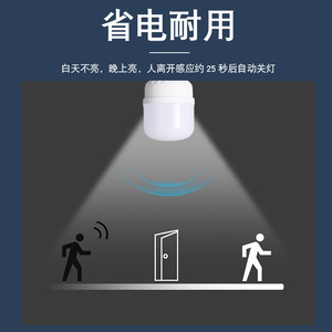 Sound And <b>Light</b> Controlled Bulb 6W LED E27 Home <b>Corridor</b> Sensor Lamp - Product Image 5