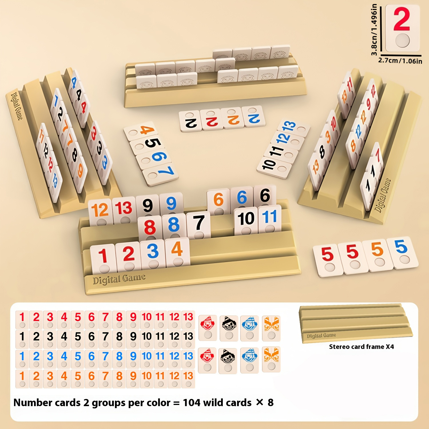 sac transparent-jaune grand mahjong israélien-anglais