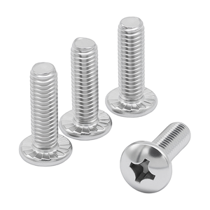 Pernos dentados A2-70 A4-80 con cabeza de campana y ranura cruzada UNC UNF 2 #   4 #   6 #   8 #   10 #   12 # - Product Image 2