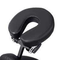 Chaise de thérapie de tatouage légère pliable avec berceau en éponge épaisse réglable pour le massage de salon de spa client avec sac de transport