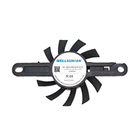 Ventilateur axial de refroidissement WELLSUNFAN FD06010 12V DC 60x60x10mm, haut débit d'air 20 CFM, faible bruit, roulement à billes, 1.5W, pour boîtier d'ordinateur et automobile
