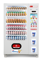 Distributeurs automatiques de boissons et de snacks avec casier, certifiés CE, ISO9001 et CB