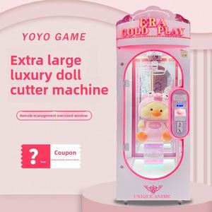 เครื่องเล่นเกมตู้หยอดเหรียญรุ่นใหม่ยอดนิยม ตัดด้ายด้วยกรรไกร ตุ๊กตาขนาดใหญ่พิเศษ สำหรับเด็ก - Product Image 3