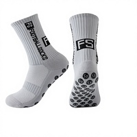 Chaussettes de football antidérapantes et respirantes pour hommes et femmes, avec points en caoutchouc, écologiques, avec logo, personnalisation sur mesure