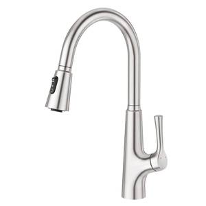 Handle Single Hole <b>Deck</b> Mounted 304 Stainless Steel Out Pull Down Spray Sink Mixer Kitchen Faucet - Product Image 1