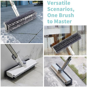 Cepillos de limpieza de cocina y baño de cerdas duras, raspador de grietas para ventana, suelo de vidrio, bañera, fregadero y limpieza de ventanas - Product Image 3