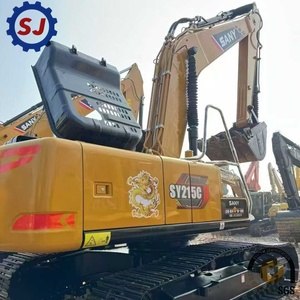 Excavatrice sur chenilles d'occasion SANY SY215C SY75C SY95C, 21 tonnes, capacité de godet 1,1 m³, engin de terrassement pour chantier de construction - Product Image 5