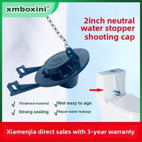 Accesorios de inodoro de plástico duro de PVC directo de fábrica, cubierta de válvula de drenaje y enchufe de válvula de parada de agua FM, uso en el baño