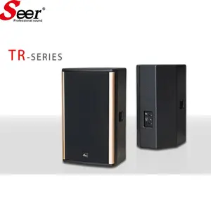 Seer 10 inç profesyonel 2.0 kanal ahşap hoparlör sistemi LCD ekran pasif operasyon hattı dizisi tasarım ticari ev kullanımı için - Product Image 1