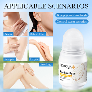 El puré de arroz BIOAQUA mantiene el control fragante y refrescante de la secreción de sudor fragancia duradera desodorante refrescante y sin marcas - Product Image 4