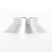 Bague conique sur mesure usinée CNC en acier inoxydable/aluminium, haute lisibilité, pour raccordement de conduites de fluides sans soudure et équipements anti-poussière