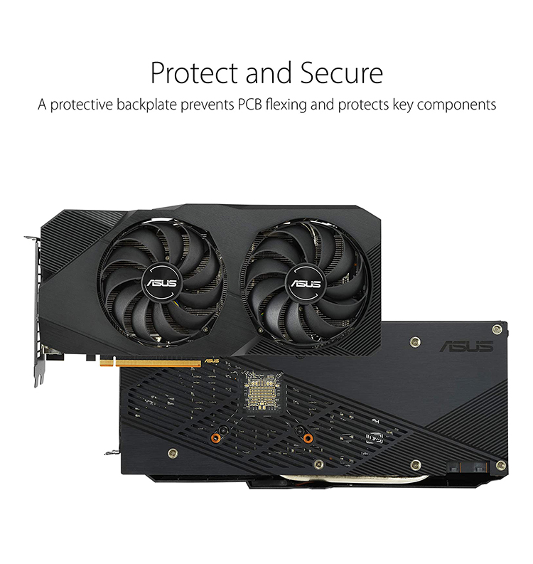 Asus amd radeon rx 5700 sobrebloqueado, 8g gddr6 dupla ventilador