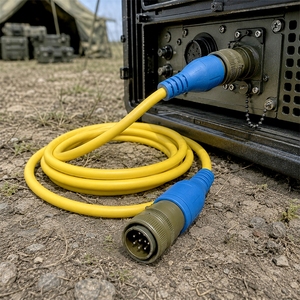 Cable de la serie MIL-<span class=keywords><strong>DTL</strong></span>-5015 de 10 pines MS3106A18-1P MS3106A18-1S a extremo de cable tipo Pigtail, solución de arnés de cableado con conector industrial MS5015 - Product Image 4
