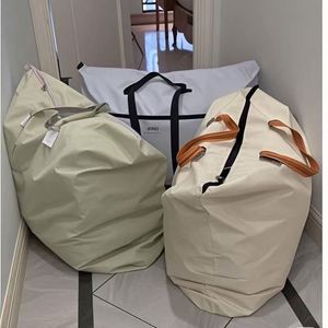 Factory's Large Reusable Cotton Canvas Shopping <b>Bags</b> Custom Printed Logo Blank Pouch Storage <b>Bag</b> for Living Room Foldable - Product Image 1