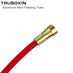 Forro TRUSOXIN TFLSSG Rojo/Amarillo para Antorcha de Soldadura MIG con Refrigeración por Agua, para Tubo de Alimentación de Alambre de Soldadura de Aluminio de 0.6-1.2 mm - Product Image 5