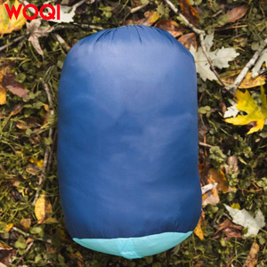 Saco de dormir tipo hamaca Woqi, azul, tipo sobre, de nailon, transpirable, ligero, portátil, para acampar, viajar, adultos - Product Image 3