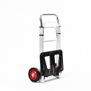 Portable 100kg en acier à deux roues stockage camion à main personnalisable OEM poudre enduit plate-forme pliant chariot <span class=keywords><strong>brouette</strong></span> - Product Image 3