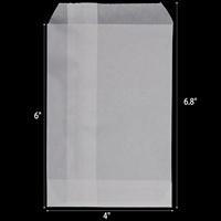Sac en papier écologique transparent personnalisé, non toxique, inodore, moyen, durable, robuste, plat