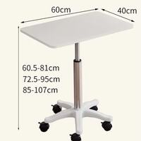 Table de chevet mobile moderne compacte avec roulettes verrouillables pour chambre à coucher et salon
