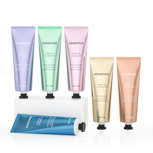 Tube de protection pour le visage, emballage de produits cosmétiques à presser, mat, forme hexagonale, 50ml - Product Image 1