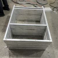 Cadre de soudage en tube carré d'aluminium sur mesure OEM ODM, découpe laser, équipement industriel robuste, structure de support