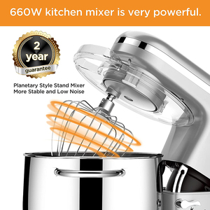Thiết Bị Nhà Bếp Điện 7L 8L Thép Không Gỉ Bát Robot Điện Bánh Mì Bánh Trộn Thực Phẩm Đứng Mixer - Product Image 3